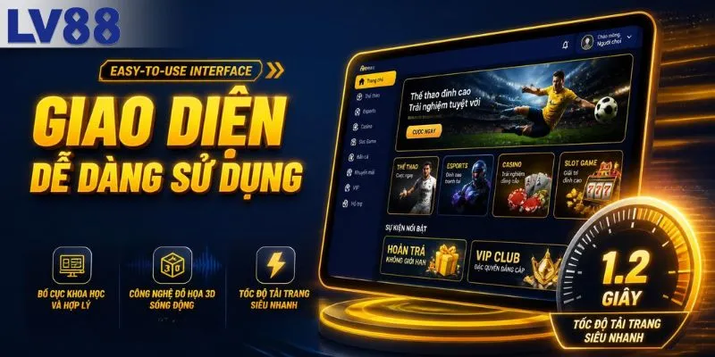 Giao diện dễ sử dụng
